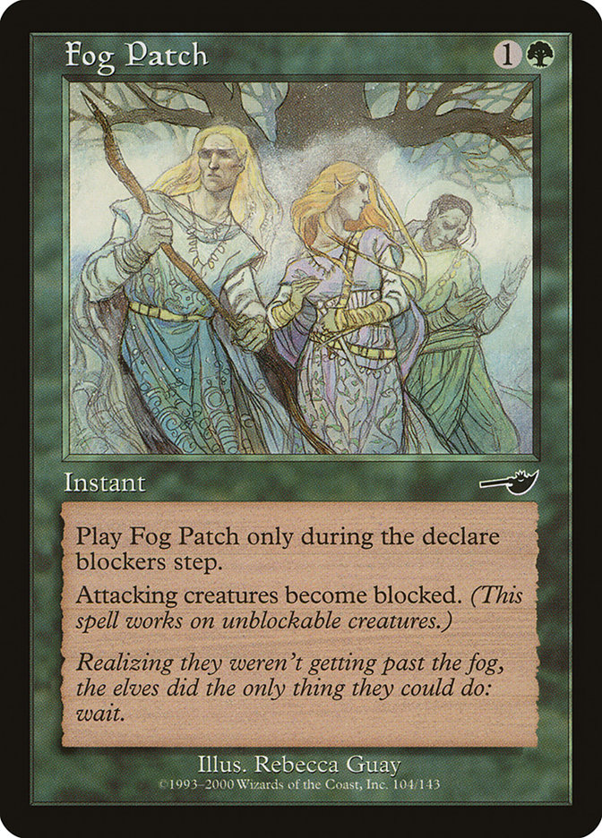 Magic the Gathering Card - Fog Patch - MTG Circle