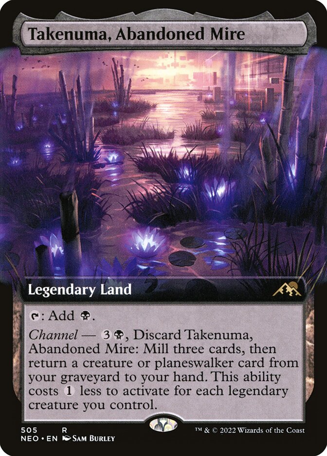 Magic the Gathering Card - Takenuma, Abandoned Mire - MTG Circle