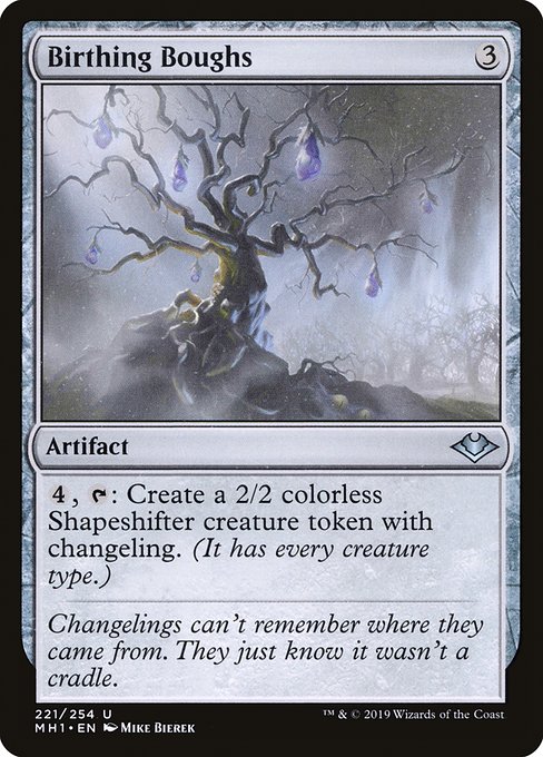 Magic the Gathering Card - Birthing Boughs - MTG Circle