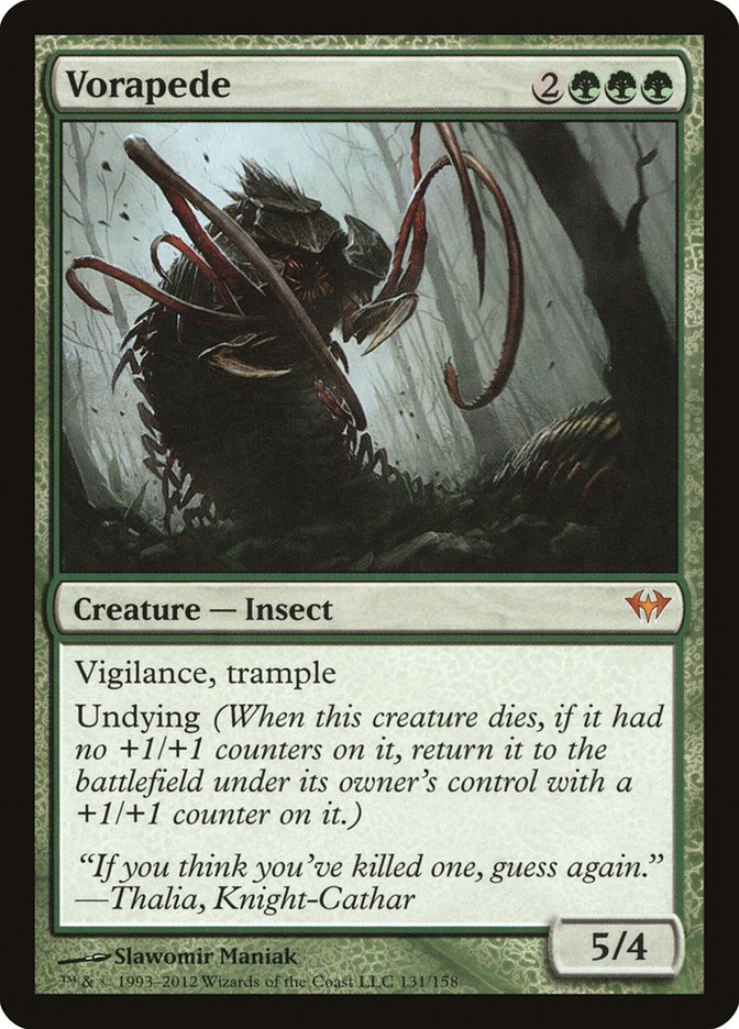 Magic the Gathering Card - Vorapede - MTG Circle