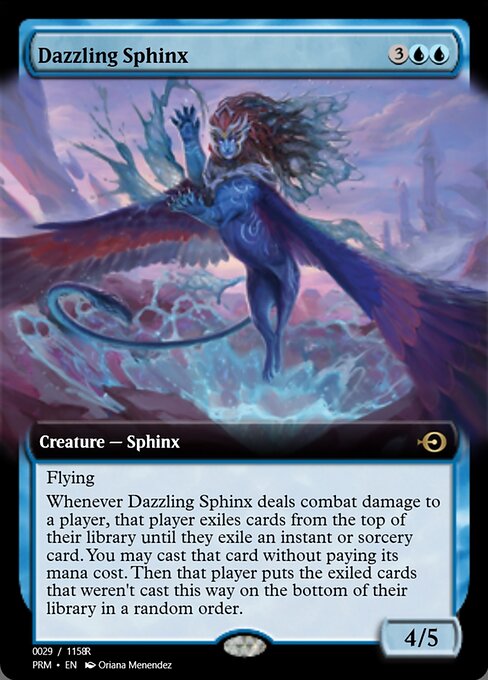 Magic the Gathering Card - Dazzling Sphinx - MTG Circle