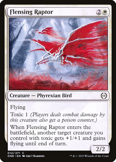 Magic the Gathering Card - Flensing Raptor - MTG Circle