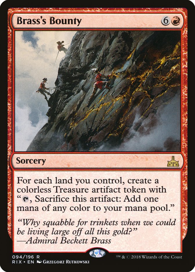 Magic the Gathering Card - Brass's Bounty - MTG Circle