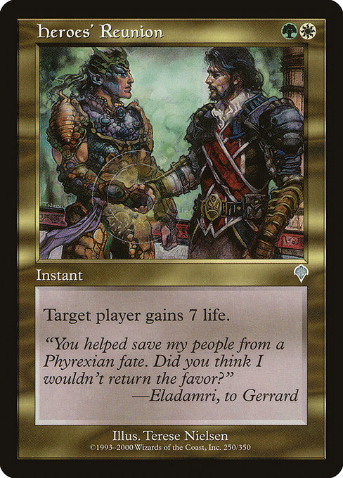Magic the Gathering Card - Heroes' Reunion - MTG Circle
