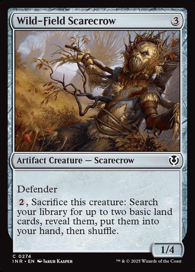 Magic the Gathering Card - Wild-Field Scarecrow - MTG Circle
