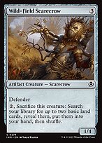 Magic the Gathering Card - Wild-Field Scarecrow - MTG Circle