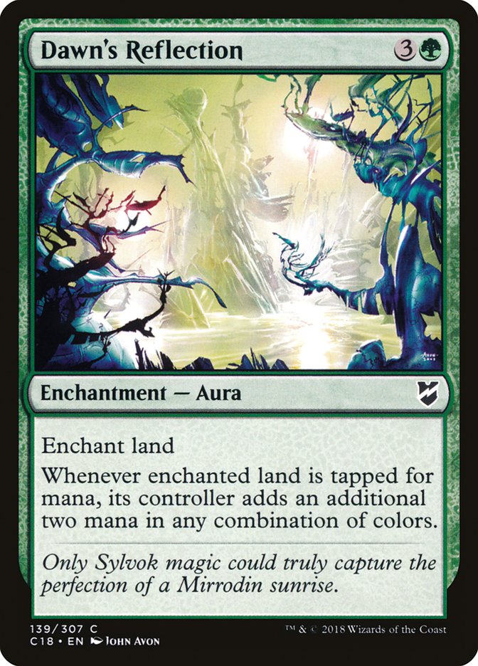 Magic the Gathering Card - Dawn's Reflection - MTG Circle