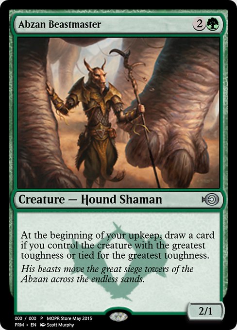 Magic the Gathering Card - Abzan Beastmaster - MTG Circle