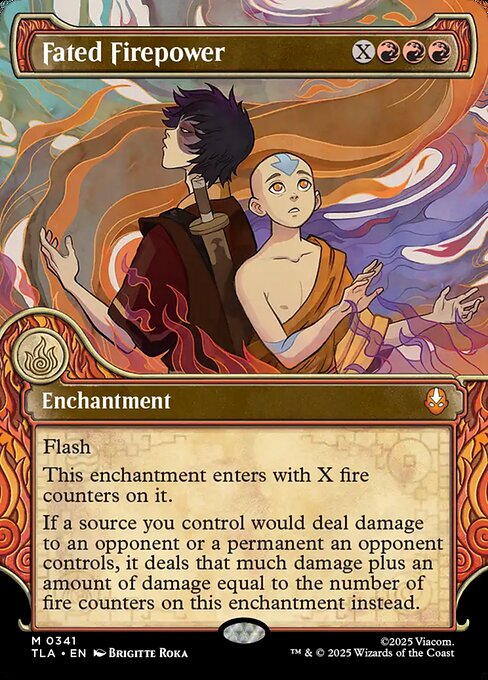 Magic the Gathering Card - Fated Firepower - MTG Circle