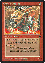 Magic the Gathering Card - Crimson Kobolds - MTG Circle