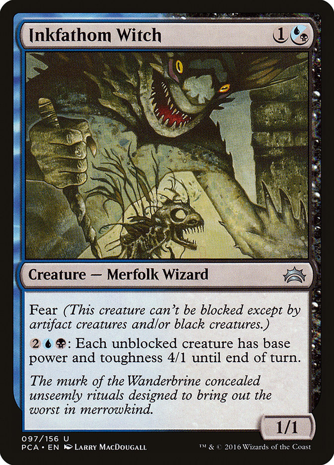 Magic the Gathering Card - Inkfathom Witch - MTG Circle