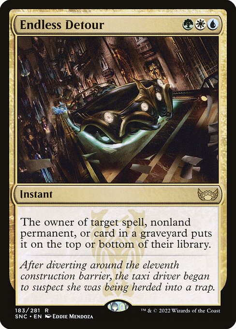 Magic the Gathering Card - Endless Detour - MTG Circle
