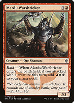 Magic the Gathering Card - Mardu Warshrieker - MTG Circle