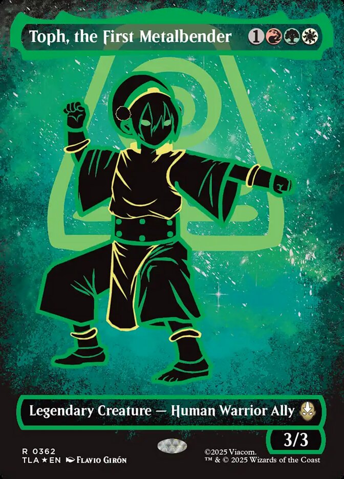 Magic the Gathering Card - Toph, the First Metalbender - MTG Circle