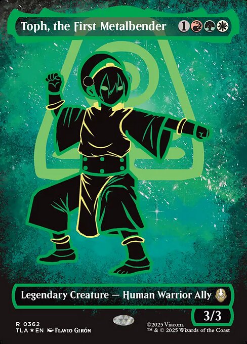 Magic the Gathering Card - Toph, the First Metalbender - MTG Circle