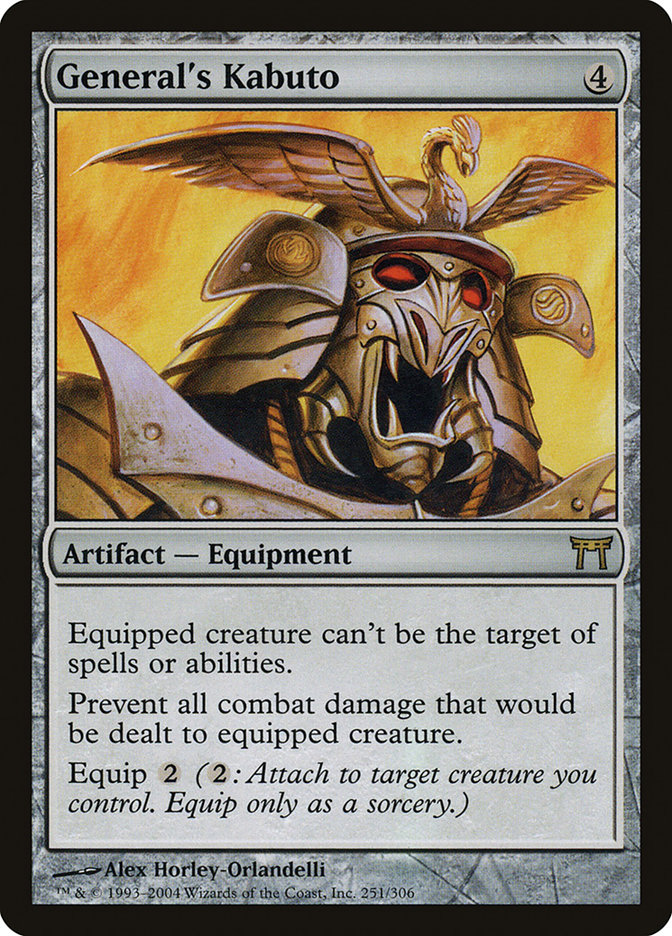 Magic the Gathering Card - General's Kabuto - MTG Circle