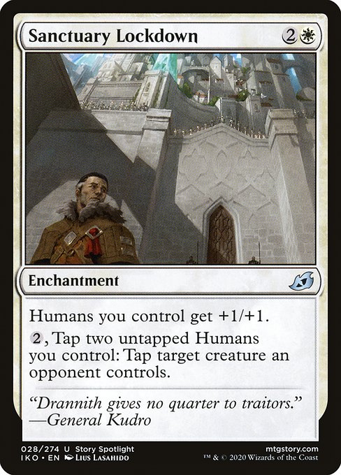 Magic the Gathering Card - Sanctuary Lockdown - MTG Circle