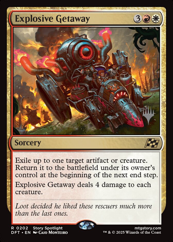 Magic the Gathering Card - Explosive Getaway - MTG Circle