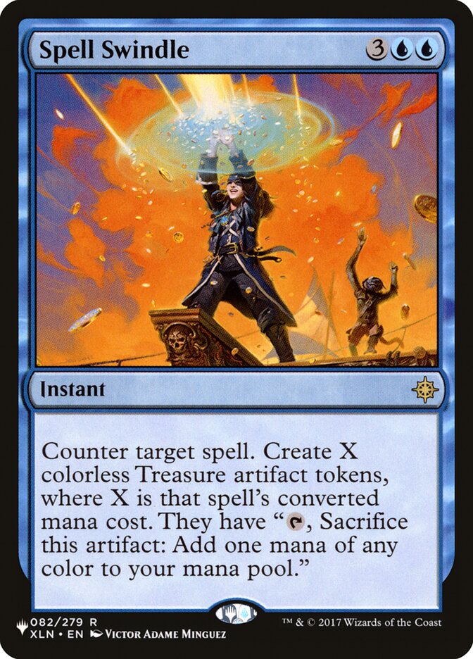 Magic the Gathering Card - Spell Swindle - MTG Circle