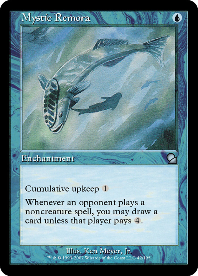 Magic the Gathering Card - Mystic Remora - MTG Circle