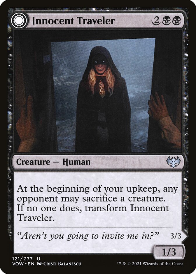 Magic the Gathering Card - Innocent Traveler - MTG Circle