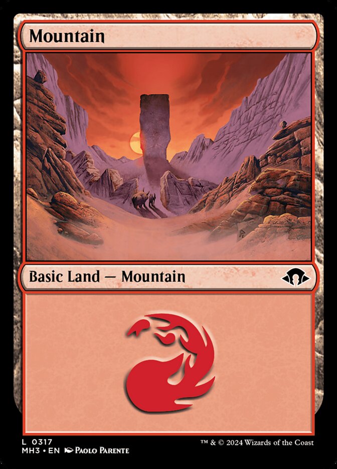 Magic the Gathering Card - Mountain - MTG Circle