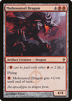 Magic the Gathering Card - Moltensteel Dragon - MTG Circle