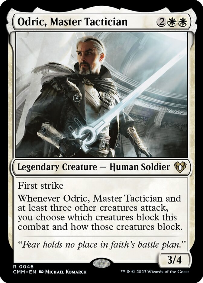 Magic the Gathering Card - Odric, Master Tactician - MTG Circle
