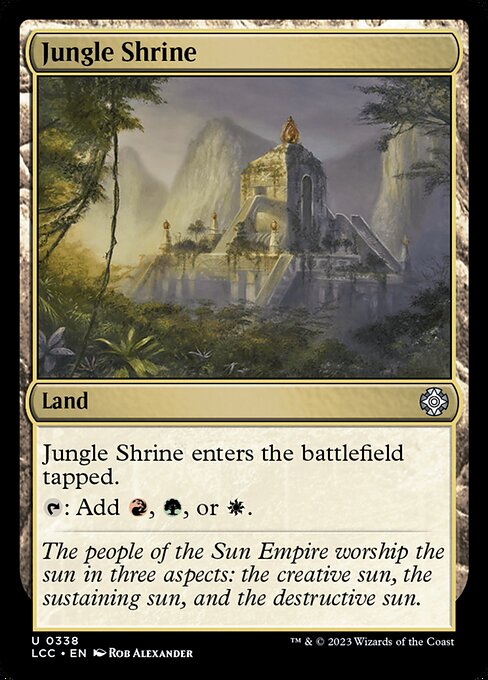 Magic the Gathering Card - Jungle Shrine - MTG Circle