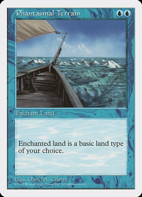 Magic the Gathering Card - Phantasmal Terrain - MTG Circle