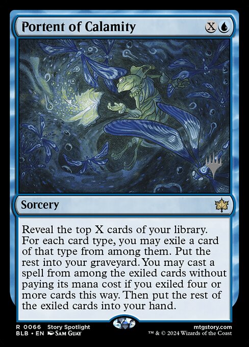 Magic the Gathering Card - Portent of Calamity - MTG Circle