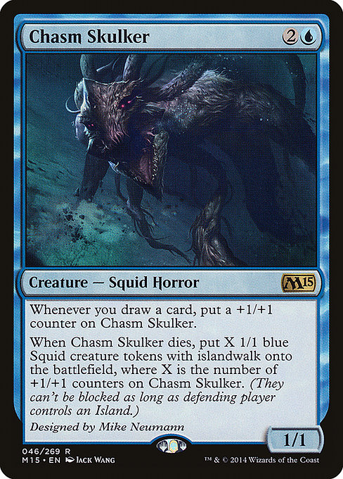 Magic the Gathering Card - Chasm Skulker - MTG Circle