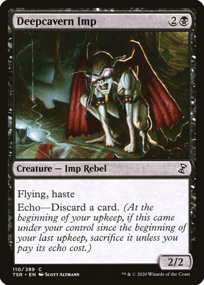 Magic the Gathering Card - Deepcavern Imp - MTG Circle