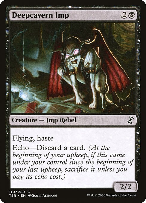 Magic the Gathering Card - Deepcavern Imp - MTG Circle