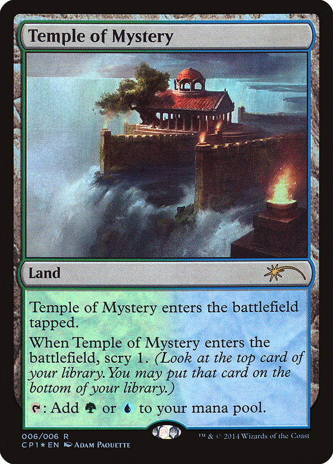 Magic the Gathering Card - Temple of Mystery - MTG Circle