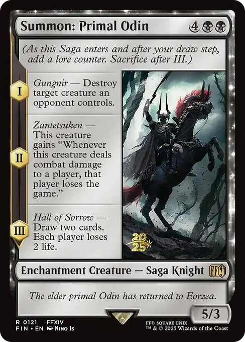 Magic the Gathering Card - Summon: Primal Odin - MTG Circle