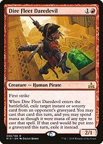 Magic the Gathering Card - Dire Fleet Daredevil - MTG Circle