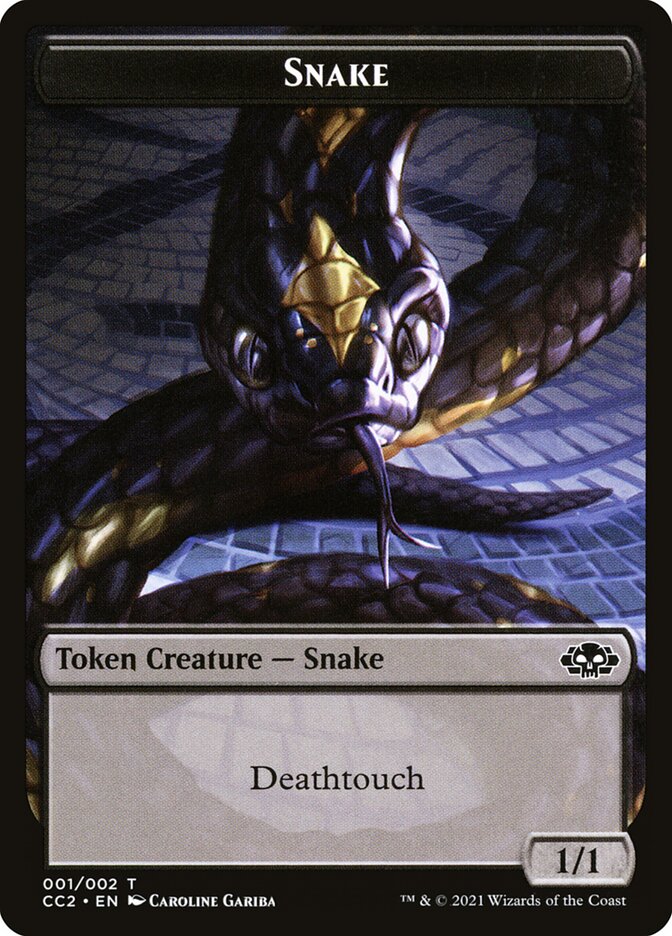 Magic the Gathering Card - Snake - MTG Circle