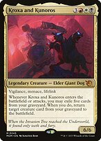Magic the Gathering Card - Kroxa and Kunoros - MTG Circle