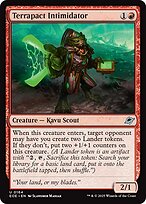 Magic the Gathering Card - Terrapact Intimidator - MTG Circle