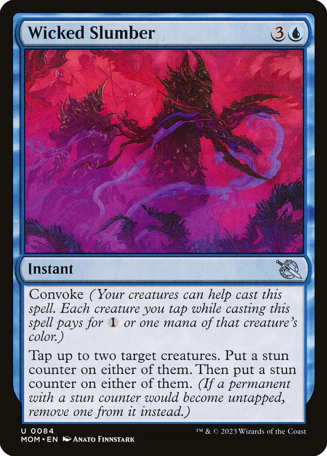 Magic the Gathering Card - Wicked Slumber - MTG Circle