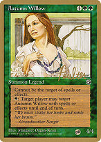 Magic the Gathering Card - Autumn Willow - MTG Circle