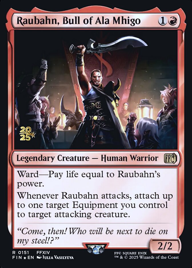 Magic the Gathering Card - Raubahn, Bull of Ala Mhigo - MTG Circle