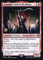 Magic the Gathering Card - Raubahn, Bull of Ala Mhigo - MTG Circle