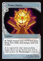 Magic the Gathering Card - Power Matrix - MTG Circle