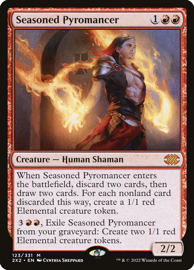 Magic the Gathering Card - Seasoned Pyromancer - MTG Circle