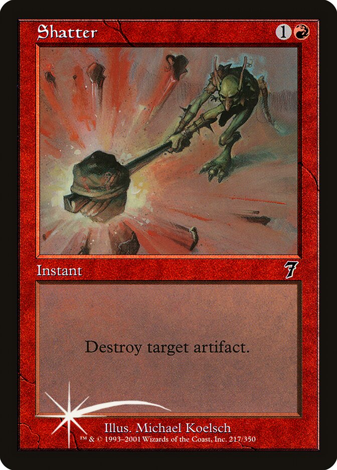Magic the Gathering Card - Shatter - MTG Circle