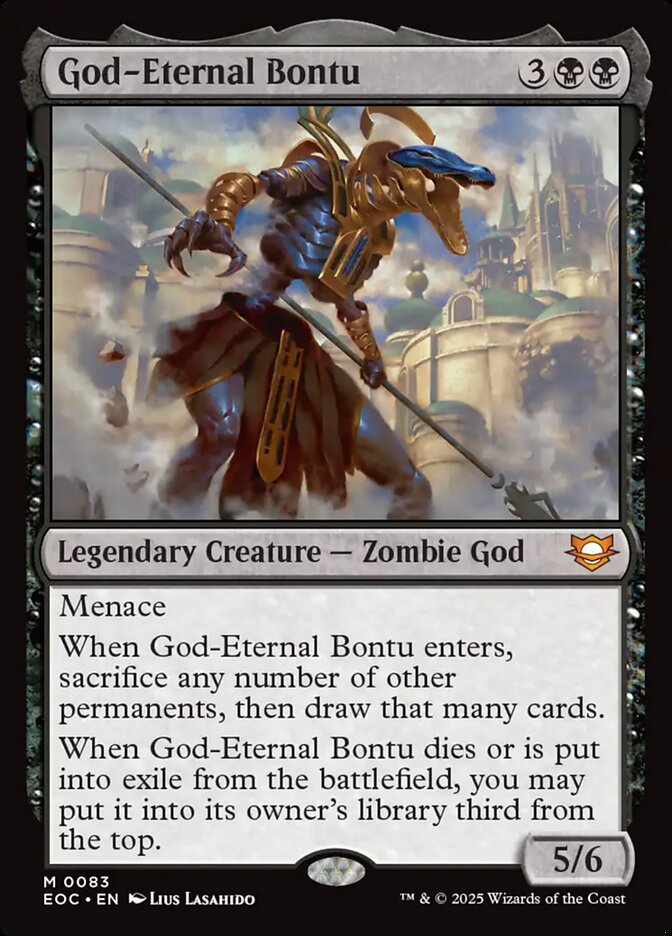 Magic the Gathering Card - God-Eternal Bontu - MTG Circle