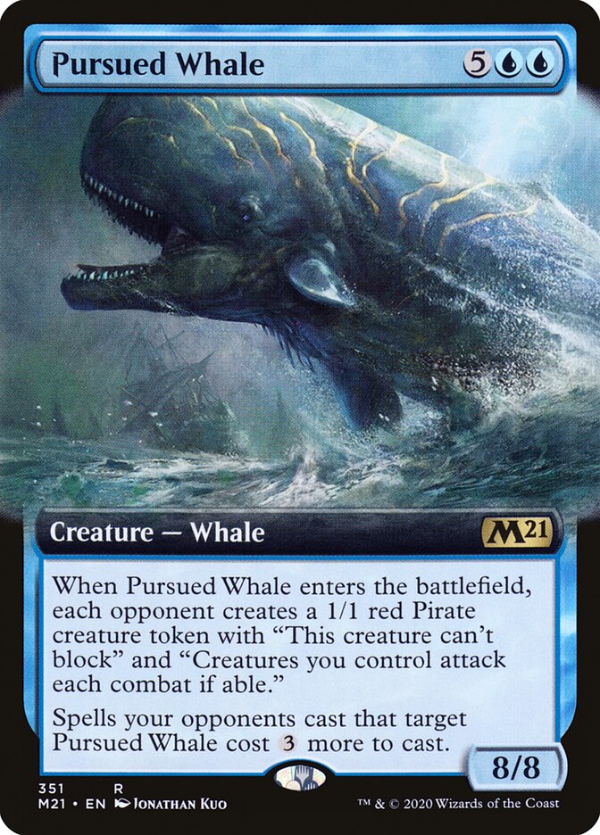 Magic the Gathering Card - Pursued Whale - MTG Circle