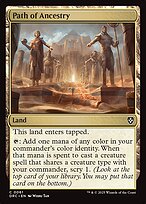 Magic the Gathering Card - Path of Ancestry - MTG Circle
